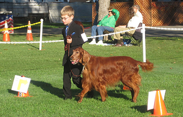 Junior in Rally trial